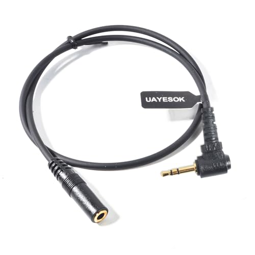 UAYESOK Kopfhörer Funkgerät Adapter, 1 Pin 2.5mm Tlkr zu 3.5mm Kabel Walkie Talkie Headset Audio Adapter für Motorola Tlkr T80 extreme T82 T92 H2o XT180 PMR446 RT45 Security Zweiwege-Funk von UAYESOK