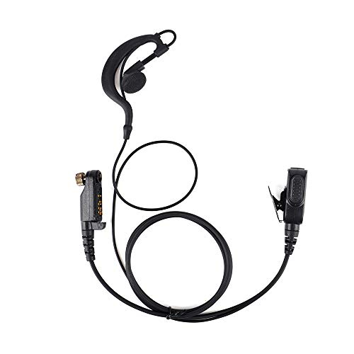 UAYESOK Walkie-Talkie-Ohrhörer, G-Form, Radio-Headset mit PTT-Mikrofon, kompatibel mit HYT Hytera PD600 PD602 PD605 PD662 PD665 PD680 PD682 PD685 X1p X1e Zwei-Wege-Radio UAYESOK Walkie-Talkie-Ohrhörer, G-Form, Radio-Headset mit PTT-Mikrofon, kompatibel mit HYT Hytera PD600 PD602 PD605 PD662 PD665 PD680 PD682 PD685 X1p X1e Zwei-Wege-Radio von UAYESOK