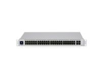 Ubiquiti UniFi USW-48-POE, Managed, L2, Gigabit Ethernet (10/100/1000), Power over Ethernet (PoE), Rack-Einbau, 1U von UBIQUITI