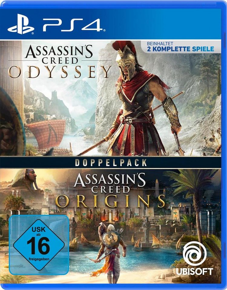 AC Odyssey + Origins PS4-Spiel von UBISOFT
