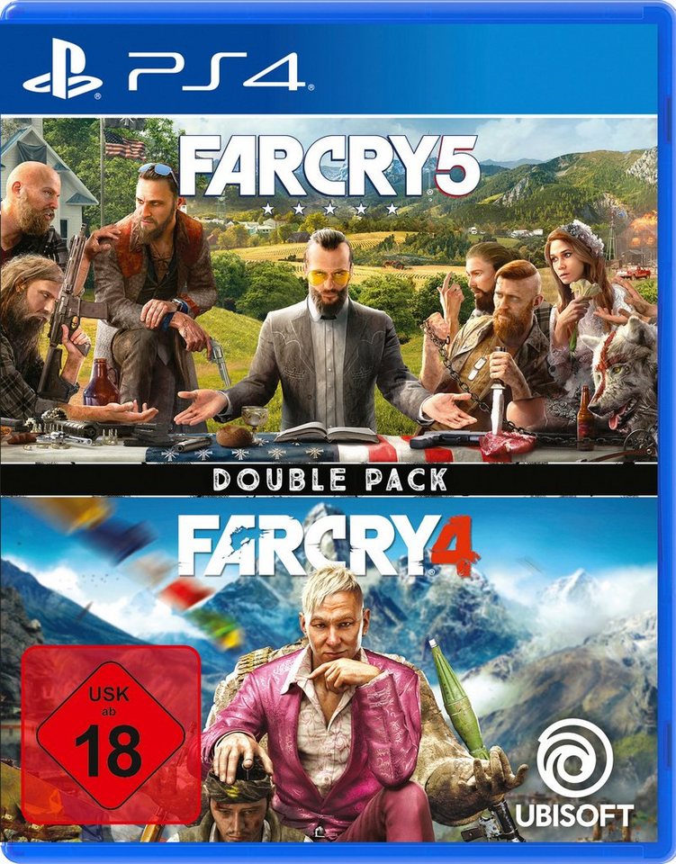 PS4 Far Cry 4 + 5 Double Pack PlayStation 4 von UBISOFT