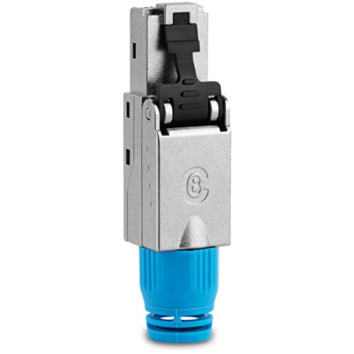 UC-Express Netzwerkstecker CAT 8 RJ45-1x RJ45 Stecker Steckverbinder - werkzeuglos - geschirmt - mit Zugentlastung - CAT8 CAT8.1 LAN Netzwerkkabel Stecker UC-Express Netzwerkstecker CAT 8 RJ45-1x RJ45 Stecker Steckverbinder - werkzeuglos - geschirmt - mit Zugentlastung - CAT8 CAT8.1 LAN Netzwerkkabel Stecker von UC-Express
