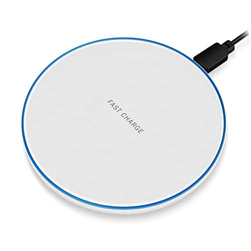 QI Fast Wireless Ladegerät 15W kompatibel mit Google Pixel Fold / 8/8 Pro / 7a / 7/7 Pro Kabelloser Charger Induktive Universal Schnellladestation, Farbe:Weiß von UC-Express