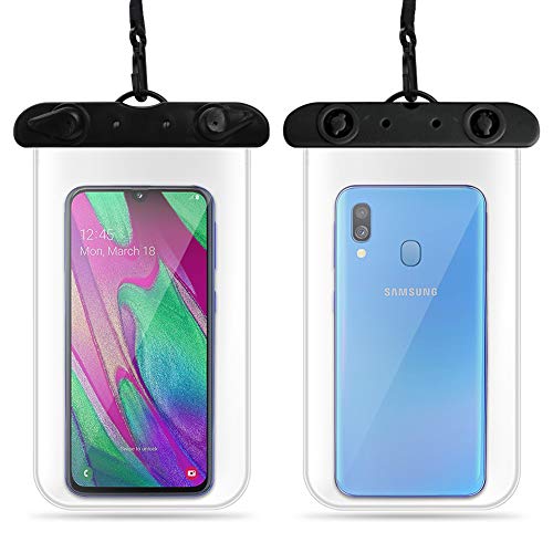 Schutzhülle kompatibel für Samsung Galaxy A40 A41 Tasche wasserdichte Hülle Strand Smartphone Handyhülle Outdoor, Farbe:Ultra Clear von UC-Express