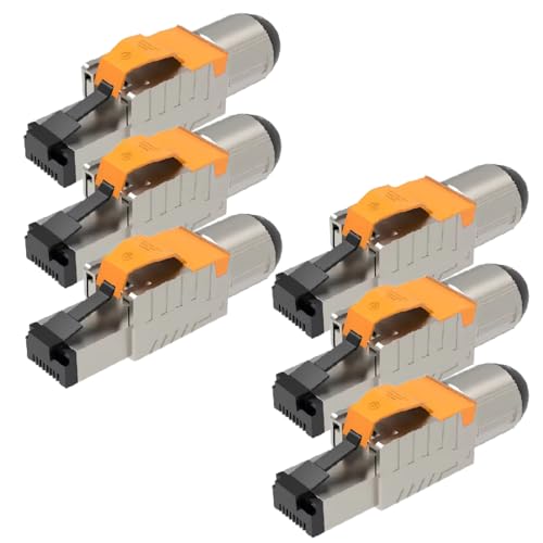 UC-Express Netzwerkstecker CAT 8 RJ45-6x RJ45 Stecker Steckverbinder - werkzeuglos - geschirmt - mit Zugentlastung - CAT8 CAT8.1 LAN Netzwerkkabel Stecker UC-Express Netzwerkstecker CAT 8 RJ45-6x RJ45 Stecker Steckverbinder - werkzeuglos - geschirmt - mit Zugentlastung - CAT8 CAT8.1 LAN Netzwerkkabel Stecker von UC-Express