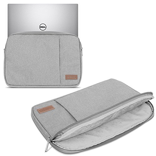 UC-Express Schutzhülle kompatibel für Dell Latitude 5285/5290 / 7285 Hülle Tasche Notebook Schwarz/Grau Cover Case, Farbe:Grau von UC-Express