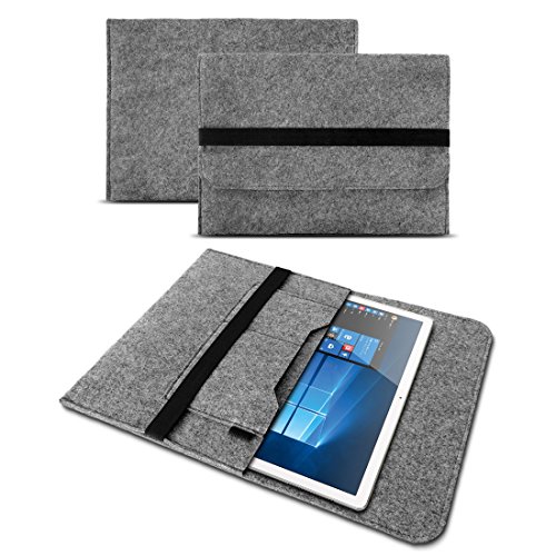 UC-Express Sleeve Tasche kompatibel für Lenovo ThinkPad X1 Nano Tablet Hülle Filz Cover Case Schutzhülle, Farbe:Grau von UC-Express