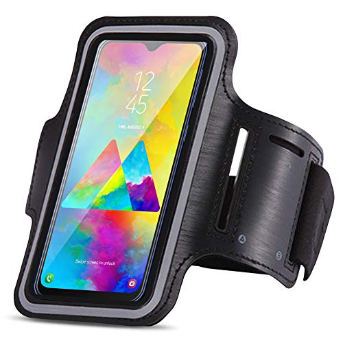 UC-Express Sportarmband kompatibel für Samsung Galaxy M21 / M30s Jogging Handy Tasche Hülle Schutzhülle Fitnesstasche Lauf Case von UC-Express