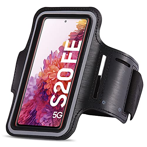 UC-Express Sportarmband kompatibel für Samsung Galaxy S20 FE Jogging Handy Tasche Hülle Schutzhülle Fitnesstasche Lauf Case von UC-Express