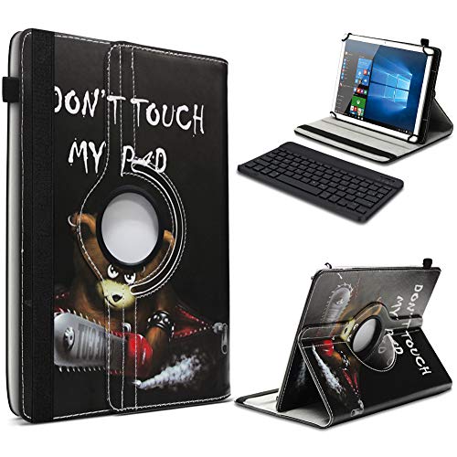 UC-Express Tablet Bluetooth Schutzhülle - kompatibel mit DOOGEE T30S T30SE T30E T30 Pro 11 Zoll Geräten - 360 Grad Hülle für Tablets Tastatur - ultradünne Keyboard Tablettasche, Farbe:Motiv 3 von UC-Express