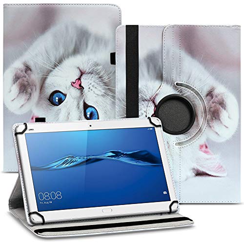UC-Express Tablet Hülle kompatibel für Huawei MediaPad M3 Lite 10 Tasche Schutzhülle Case Cover Bag 360° Drehbar, Farbe:Motiv 10 von UC-Express