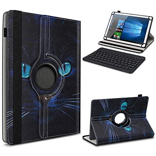 UC-Express Tablet Hülle kompatibel mit Blackview Tab 8E Tasche Tastatur Schutzhülle Bluetooth Case Schutz Cover 360° Drehbar Keyboard Etui, Farbe:Motiv 10 von UC-Express