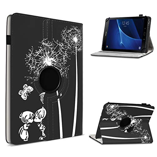 UC-Express Tablet Hülle kompatibel mit Samsung Galaxy Tab A6 10.1 2016 Tasche Schutzhülle Case Universal Cover 360° Drehbar, Farbe:Motiv 12 von UC-Express