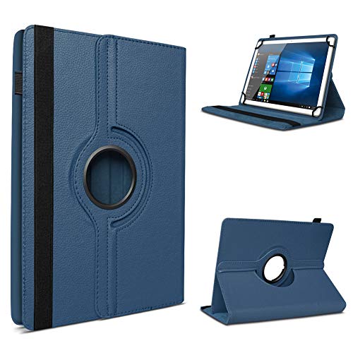 UC-Express Tablet Hülle kompatibel mit Samsung Galaxy Tab A8 10.5 Tasche Schutzhülle Case Schutz Cover 360° Drehbar 10,5 Zoll Etui, Farben:Blau von UC-Express
