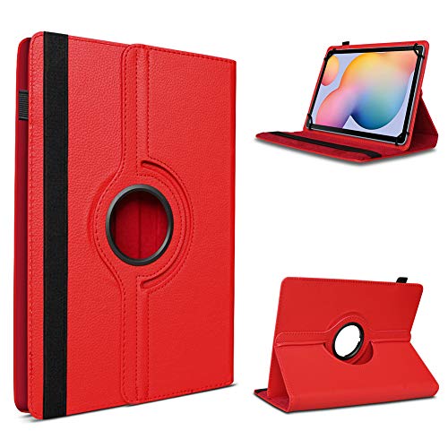 UC-Express Tablet Hülle kompatibel mit Samsung Galaxy Tab S6 Lite Tasche Schutzhülle Case Schutz Cover 360 Drehbar 10.3 Zoll, Farbe:Rot von UC-Express
