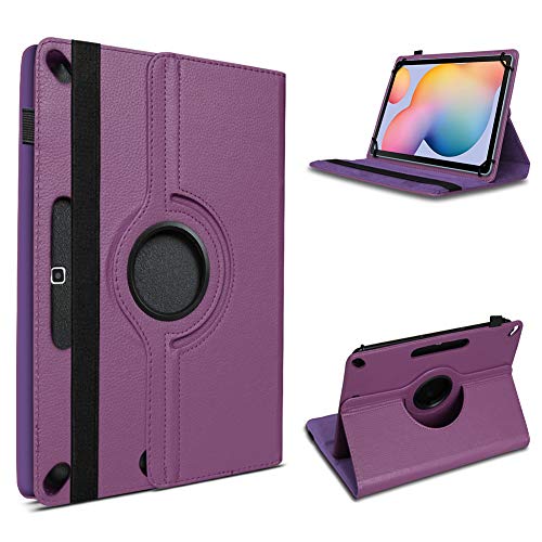 UC-Express Tablet Hülle kompatibel mit Samsung Galaxy Tab S9 S8 S7 Tasche Schutzhülle 11 Zoll Cover Schutz Case 360 Drehbar Klapphülle, Farben:Lila von UC-Express