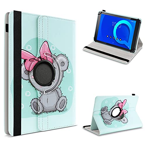 UC-Express Tablet Hülle - kompatibel mit Telekom T Tablet 10,4 Zoll Geräten - 360 Grad Schutzhülle für Tablets - Tablet Tasche - ultradünne Tablet Case, Farbe:Motiv 13 von UC-Express