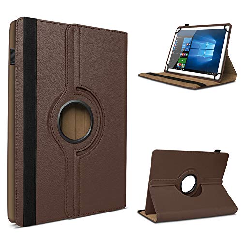 UC-Express Tablet Schutzhülle - kompatibel mit Acer Iconia V11 Allen 11 Zoll Geräten - 360 Grad Hülle für Tablets - ultradünne Tablet Tasche - Tablet Case, Farbe:Braun von UC-Express