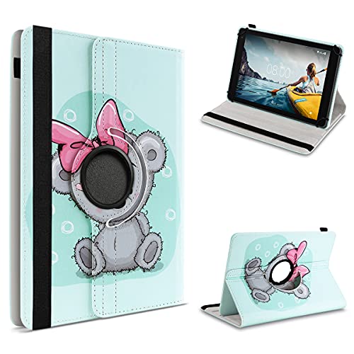 UC-Express Tablet Schutzhülle - kompatibel mit Blackview Tab 80 / Tab 70 Allen 10,1 Zoll Geräten - 360 Grad Hülle für Tablets - ultradünne Tablet Tasche - Tablet Case, Farbe:Motiv 13 von UC-Express
