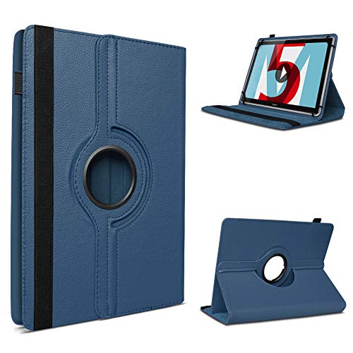 UC-Express Tablet Schutzhülle - kompatibel mit Tab G16 Allen 10,1 Zoll Geräten - 360 Grad Hülle für Tablets - ultradünne Tablet Tasche - Tablet Case, Farbe:Blau von UC-Express