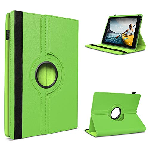 UC-Express Tablet Schutzhülle - kompatibel mit Teclast P26T Allen 10,1 Zoll Geräten - 360 Grad Hülle für Tablets - ultradünne Tablet Tasche - Tablet Case, Farben:Grün von UC-Express