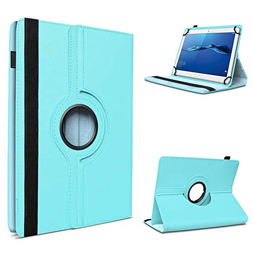 UC-Express Tablet Schutzhülle - kompatibel mit VALE Tablet V10E / V10A Allen 10,1 Zoll Geräten - 360 Grad Hülle für Tablets - ultradünne Tablet Tasche - Tablet Case, Farben:Türkis von UC-Express