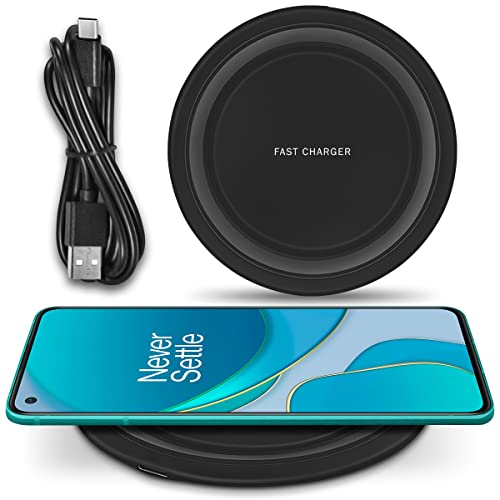 Wireless Charger QI-Zertifizierte Kabellose Induktive Ladestation 15W 10W 7,5W 5W kompatibel mit Sony Xperia XZ3 XZ2 und Allen QI fähigen Smartphones, Modell:M03_15W_Schwarz von UC-Express
