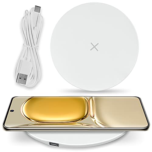 Wireless Ladestation kompatibel mit Sony Xperia 1 VI / 1 V / 1 IV / 5 V / 1 III Kabelloses Ladepad Induktives Laden Schnellladegerät 15W Schwarz, Farbe:Weiß Wireless Ladestation kompatibel mit Sony Xperia 1 VI / 1 V / 1 IV / 5 V / 1 III Kabelloses Ladepad Induktives Laden Schnellladegerät 15W Schwarz, Farbe:Weiß von UC-Express