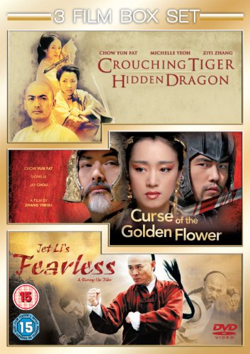 Curse of The Golden Flower / Fearless / Crouching Tiger, Hidden Dragon [3 DVDs] [UK Import] von UCA