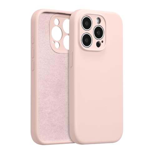 UCASONG Silikon-Schutzhülle für iPhone 15 Pro Max, mit vollständigem Kameraschutz, weiches kratzfestes Mikrofaserfutter, Flüssigsilikon, ultradünn, stoßfest, für Herren, Damen, Mädchen, Rosa UCASONG Silikon-Schutzhülle für iPhone 15 Pro Max, mit vollständigem Kameraschutz, weiches kratzfestes Mikrofaserfutter, Flüssigsilikon, ultradünn, stoßfest, für Herren, Damen, Mädchen, Rosa von UCASONG