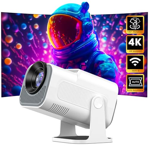 UCMDA Tragbarer Beamer, 4 K Full HD WiFi 6 Mini-Projektor, tragbar, 1080P, intelligenter Bluetooth-Projektor, 180° Rotation, 10.000 Lumen UCMDA Tragbarer Beamer, 4 K Full HD WiFi 6 Mini-Projektor, tragbar, 1080P, intelligenter Bluetooth-Projektor, 180° Rotation, 10.000 Lumen von UCMDA