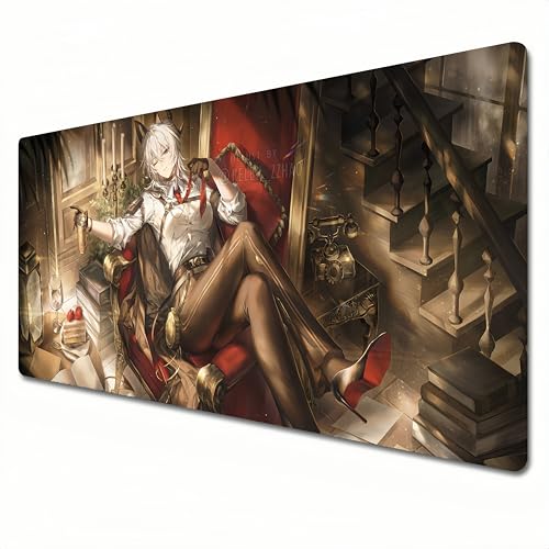 UCVJXDEM Wuthering Waves Mauspad, XXL-RGB-Gaming-Mauspad, 900 x 400 cm, geeignet für Tastatur-Pads und Schreibtischunterlagen für das Heimbüro. Zani (A08, XXL) von UCVJXDEM