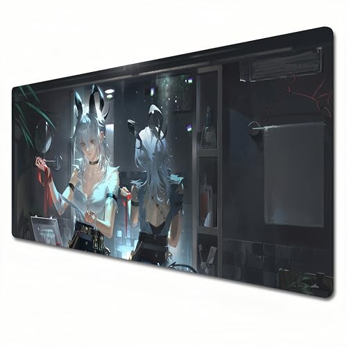 UCVJXDEM Wuthering Waves Mauspad, XXL-RGB-Gaming-Mauspad, 900 x 400 cm, geeignet für Tastatur-Pads und Schreibtischunterlagen für das Heimbüro. Zani (A09, XXL) von UCVJXDEM