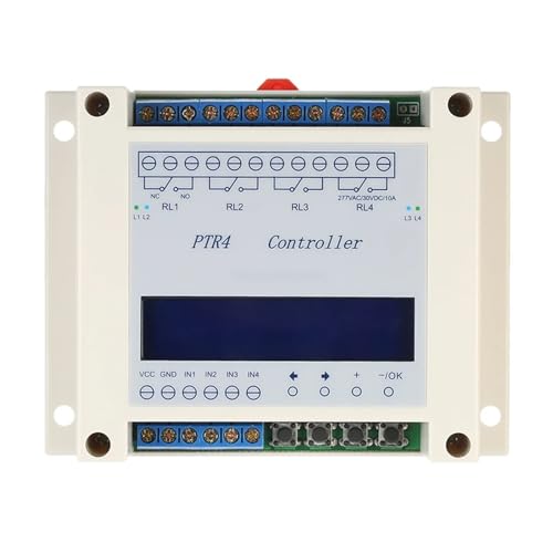 Digitales Spannungsrelais DC6-40V 4-Kanal-Relais-Verzögerungsschaltermodul Zeitrelais Unabhängiger Zeitzyklus Programmierbare LCD-Anzeige Digitales Spannungsrelais DC6-40V 4-Kanal-Relais-Verzögerungsschaltermodul Zeitrelais Unabhängiger Zeitzyklus Programmierbare LCD-Anzeige von UDAMX