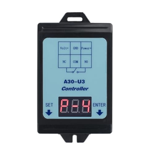 Relaisschalter-Controller DC 6~80 V Spannungserkennung Lade-Entlade-Monitor mit Gehäuse Digitalanzeige DC-Spannungserkennung Relaisschalter-Controller DC 6~80 V Spannungserkennung Lade-Entlade-Monitor mit Gehäuse Digitalanzeige DC-Spannungserkennung von UDAMX