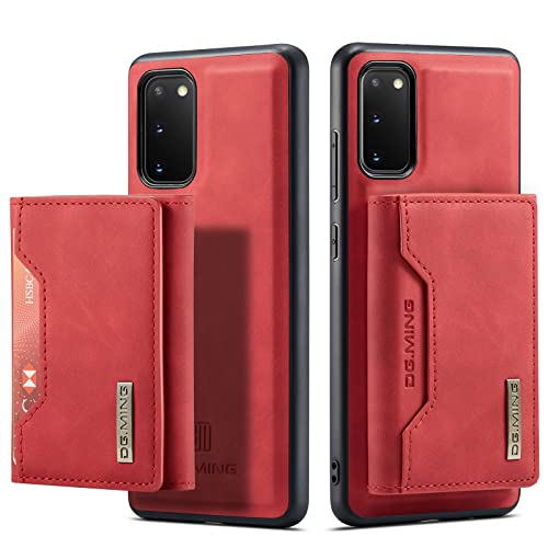 UDBKKDX 2 in 1 Handyhülle für Samsung Galaxy A12 5G, abnehmbare Brieftasche und magnetische Adsorption Hülle Mattes Leder Ständer case Cover von UDBKKDX