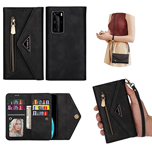 UDBKKDX Brieftasche Handyhülle für Samsung Galaxy A14 5G, Frauen Mattes Leder hülle mit Betrachtungsständer Kamera-Objektivschutz Stoßfest case Cover von UDBKKDX