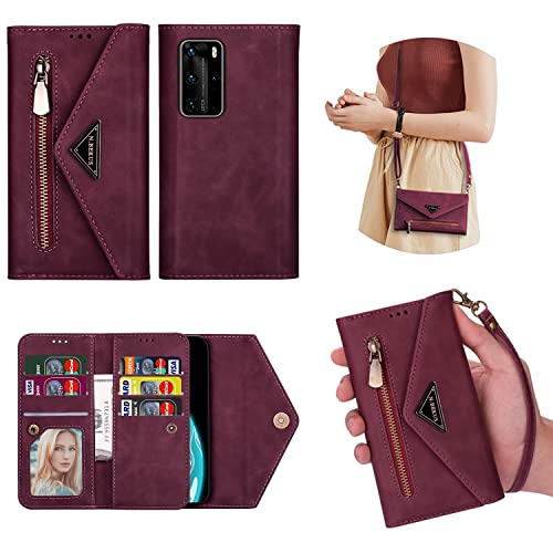 UDBKKDX Brieftasche Handyhülle für Samsung Galaxy Note 8, Frauen Mattes Leder hülle mit Betrachtungsständer Kamera-Objektivschutz Stoßfest case Cover von UDBKKDX