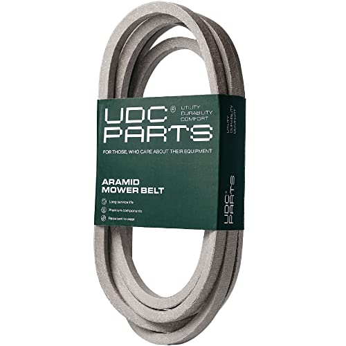 UDC Parts M158131 Deckriemen für John Deere Z425 Z445 Z435 Eztrak Zero Turn Rasenmäher mit 54 Zoll Mähdecks M154296 / Aramid Cord / 386,8 cm / 1,1 cm Dicke UDC Parts M158131 Deckriemen für John Deere Z425 Z445 Z435 Eztrak Zero Turn Rasenmäher mit 54 Zoll Mähdecks M154296 / Aramid Cord / 386,8 cm / 1,1 cm Dicke von UDC Mower Belts