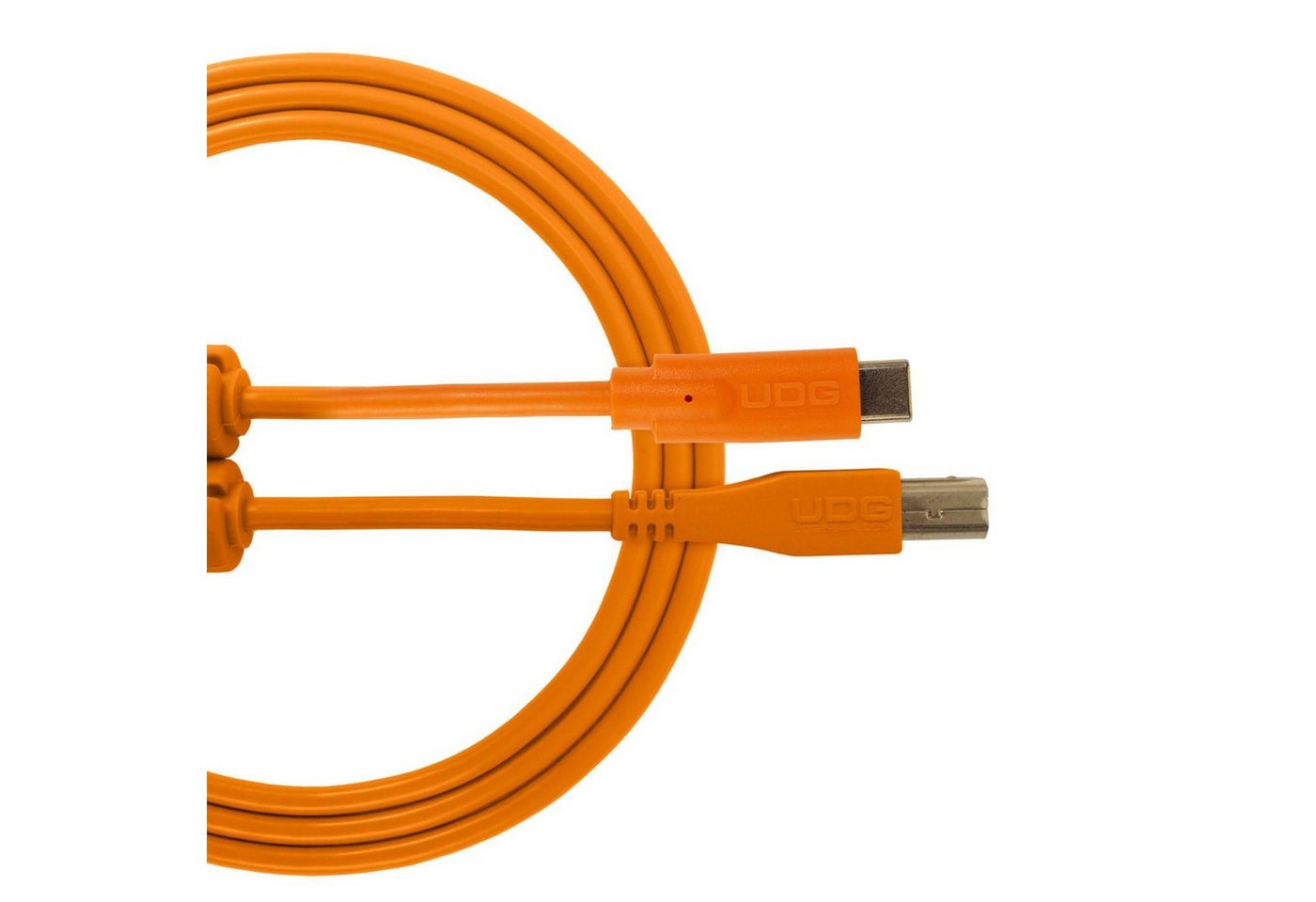 UDG Audio-Kabel, USB 2.0 C-B Orange Straight 1,5 m (U96001OR) - Kabel für DJs von UDG