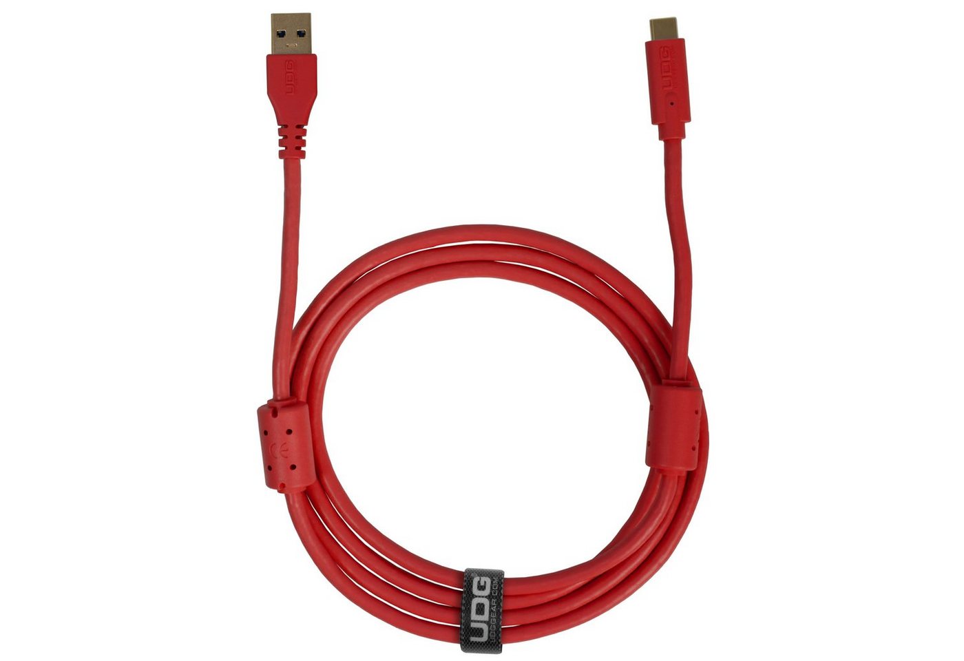 UDG Audio-Kabel, USB 3.0 C-A Red Straight 1,5m U98001RD - Kabel für DJs von UDG