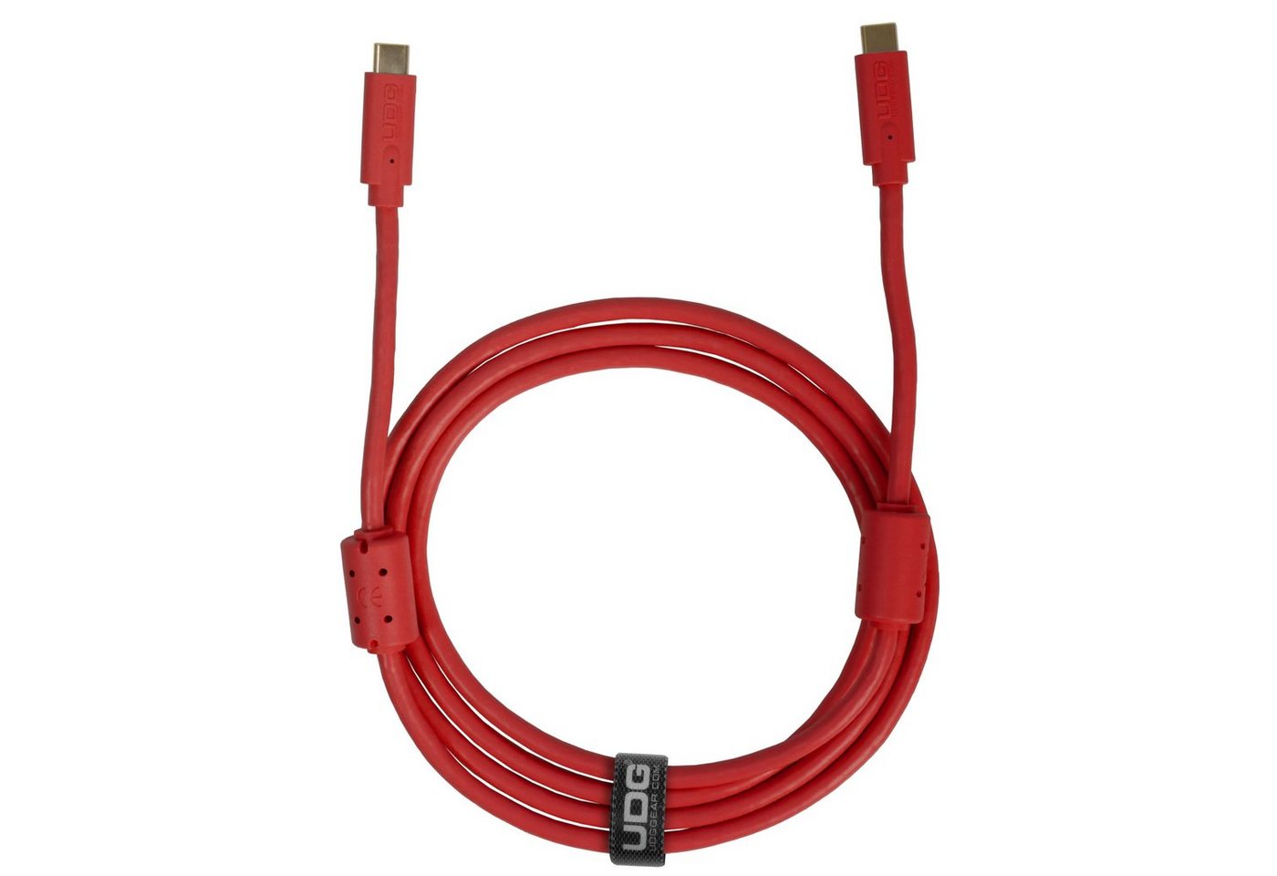 UDG Audio-Kabel, USB 3.2 C-C Red Straight 1,5m U99001RD - Kabel für DJs von UDG