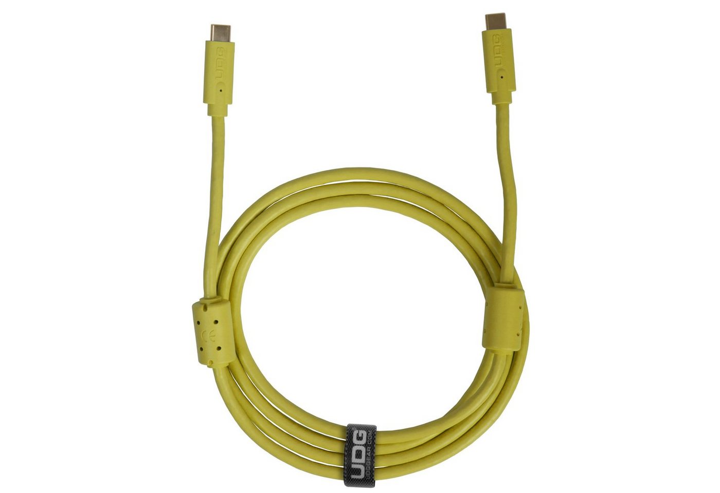 UDG Audio-Kabel, USB 3.2 C-C Yello Straight 1,5m U99001YL - Kabel für DJs von UDG