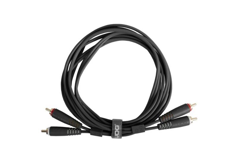 UDG Audio-Kabel, Ultimate Audio Cable RCA-RCA Black 1,5 m Straight U97001BL - Kabel f von UDG