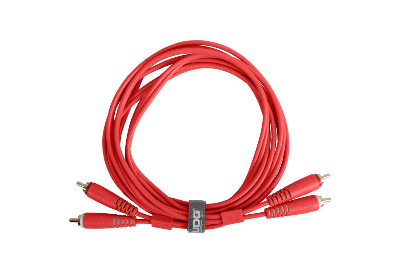 UDG Audio-Kabel, Ultimate Audio Cable RCA-RCA Red 1,5 m Straight U97001RD - Kabel für von UDG