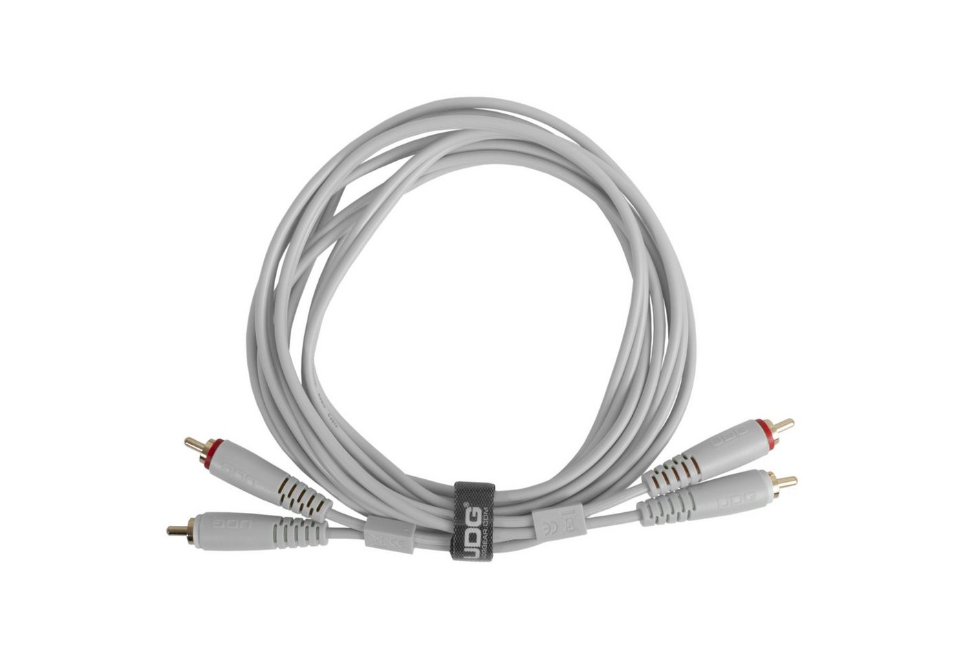 UDG Audio-Kabel, Ultimate Audio Cable RCA-RCA White 1,5 m Straight U97001WH - Kabel f von UDG