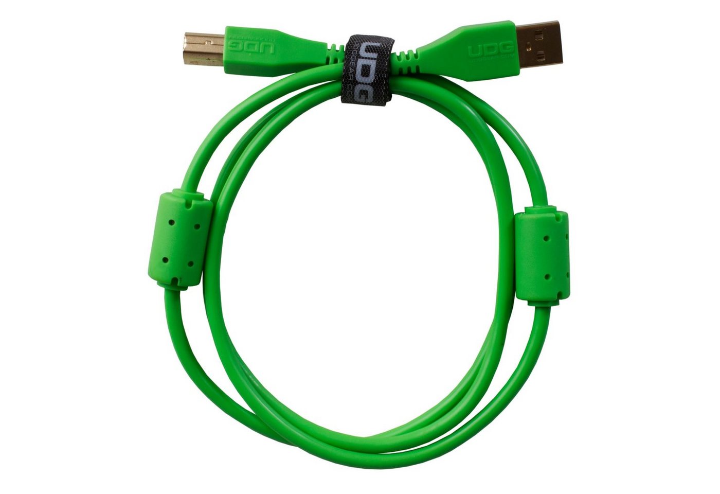 UDG Audio-Kabel, Ultimate Audio Cable USB 2.0 A-B Green Straight 1m (U95001GR) - Kabe von UDG