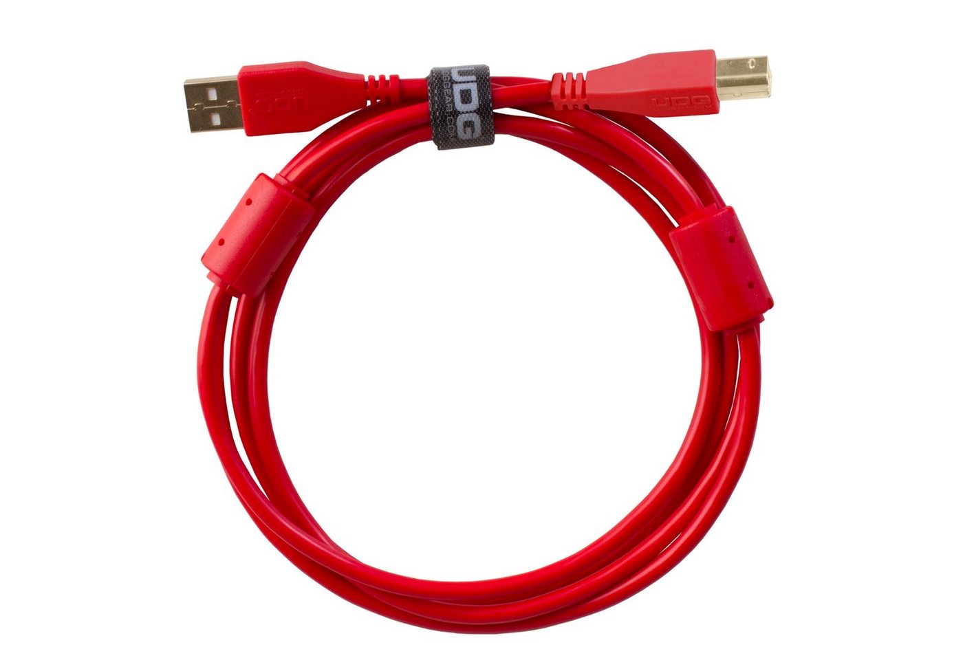 UDG Audio-Kabel, Ultimate Audio Cable USB 2.0 A-B Red Straight 2m (U95002RD) - Kabel von UDG