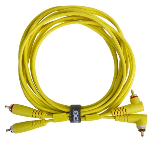 UDG Audiokabel-Set RCA gerade - RCA abgewinkelt gelb 3m UDG Audiokabel-Set RCA gerade - RCA abgewinkelt gelb 3m von UDG
