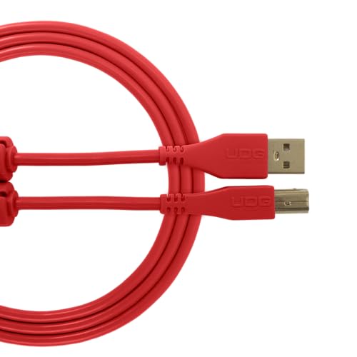 UDG Ultimate Cable USB 2.0 Type A-B Straight 3M (Red) von UDG